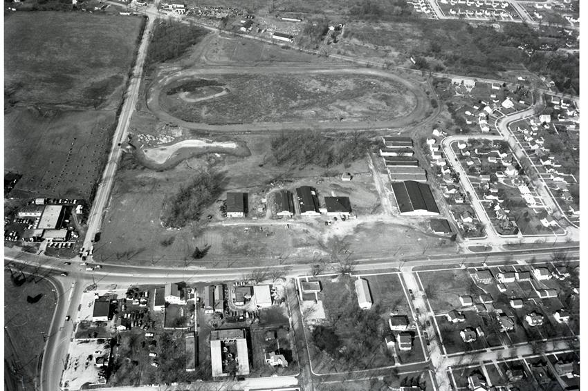 Aerial view of the Washtenaw County Fairgrounds