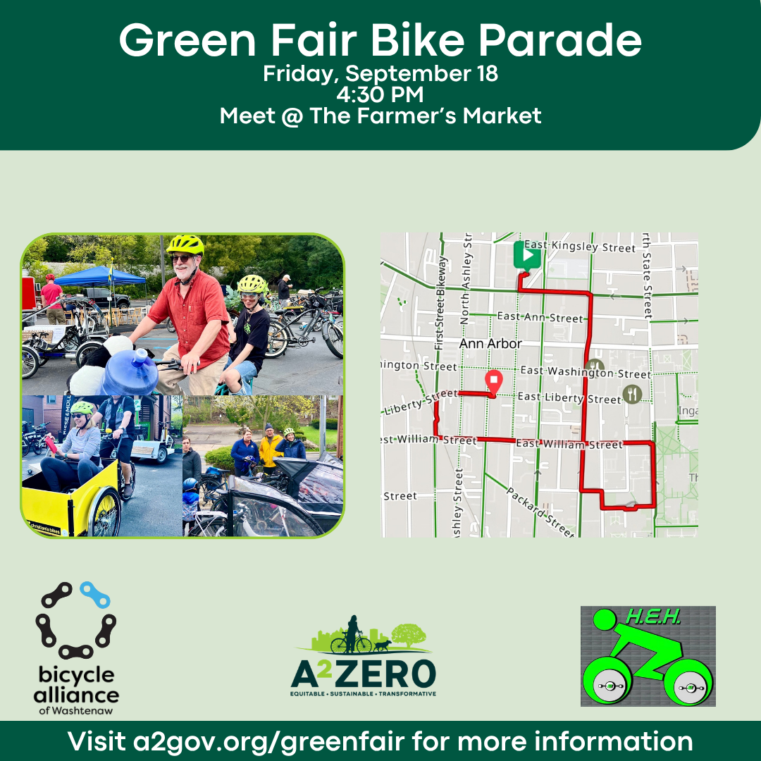Green Fair Bike Parade flye
