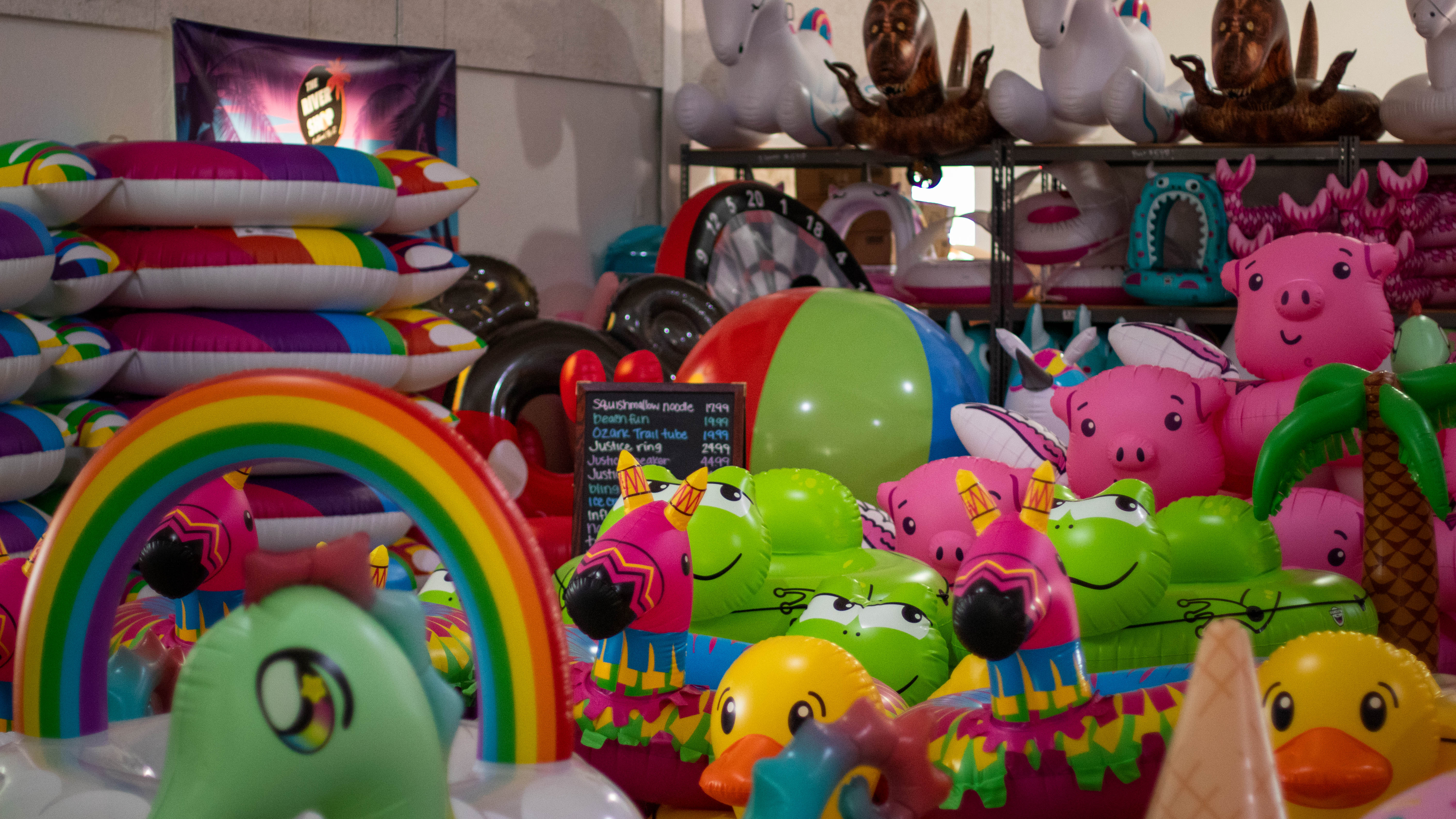 blow up pool toys