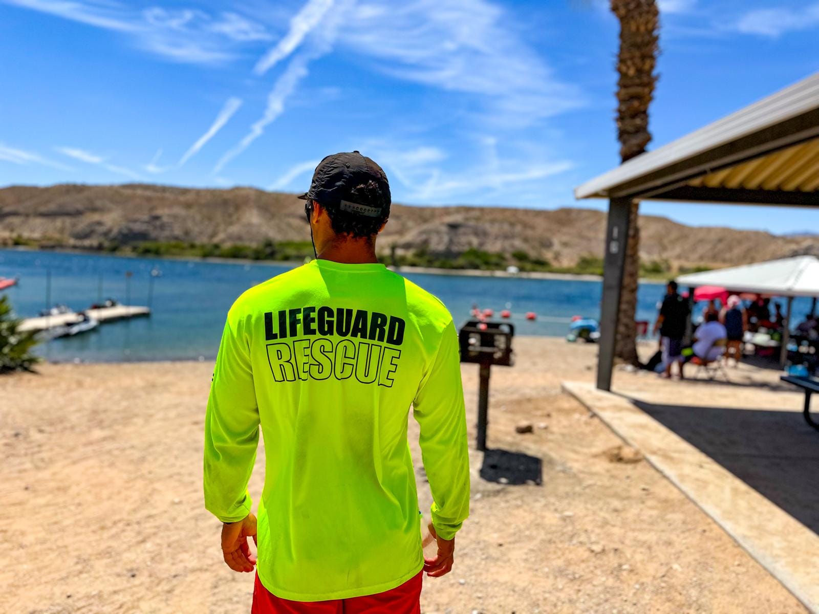 lifeguard on beach