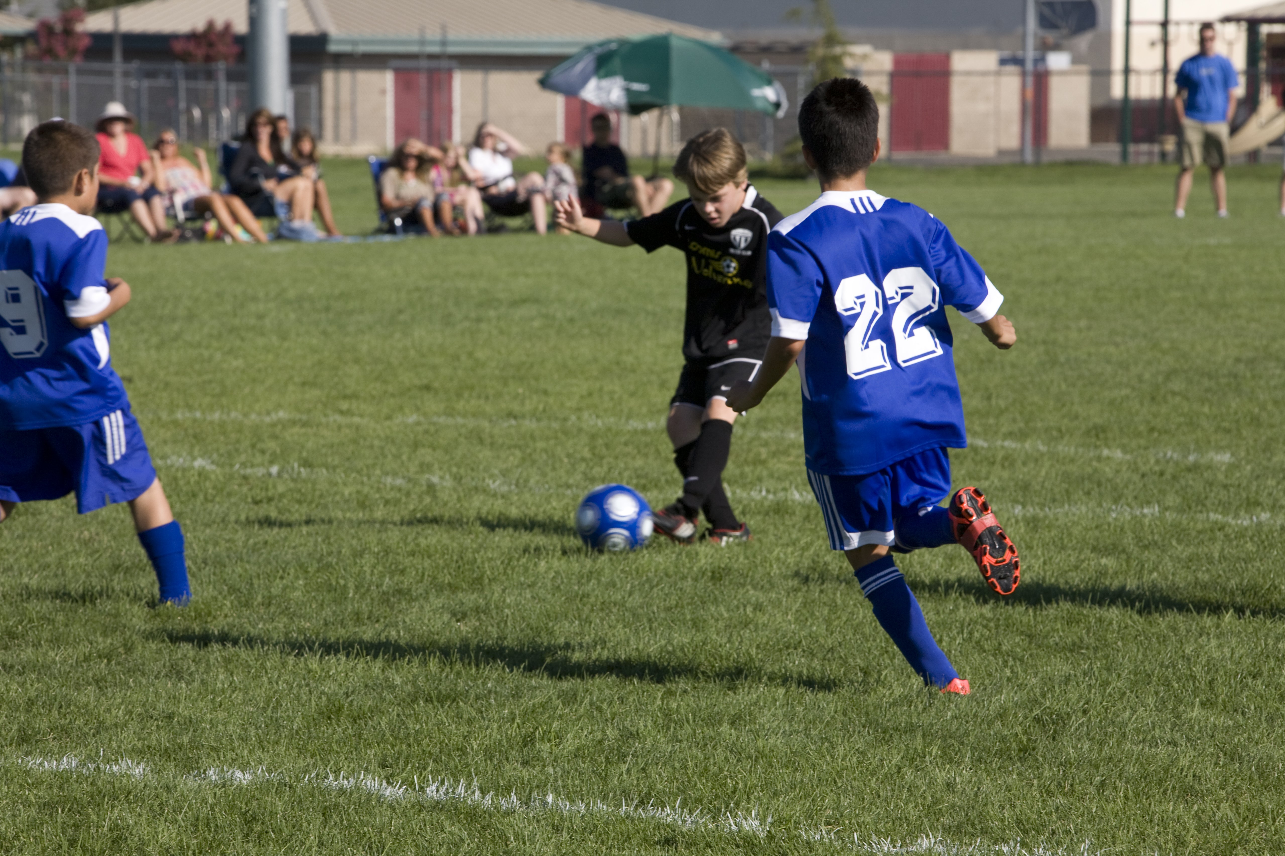 "Kids Playing Soccer"